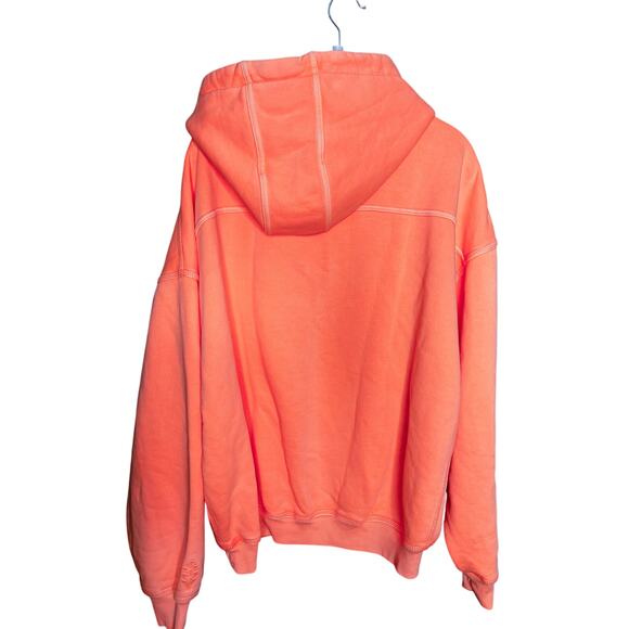 NEW Free People FP‎ Movement Final Call Hoodie Size Small Pastel Peach Orange - Picture 7 of 8